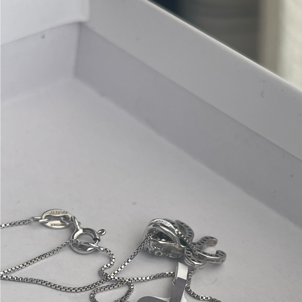 Italian Silver Necklace - Picture 5 of 7